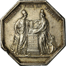 Frankrijk, Medaille, Banque de France, An VIII, Dumarest, ZF, Zilver