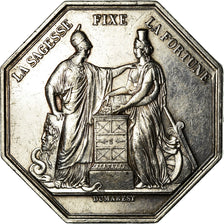 France, Medal, Banque de France, An VIII, Dumarest, AU(55-58), Silver