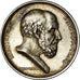 France, Token, Médecine, Hippocrate, Lyon, Barre, AU(55-58), Silver