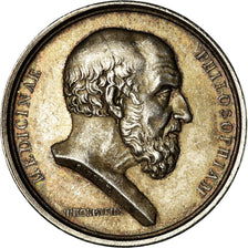 France, Token, Médecine, Hippocrate, Lyon, Barre, AU(55-58), Silver