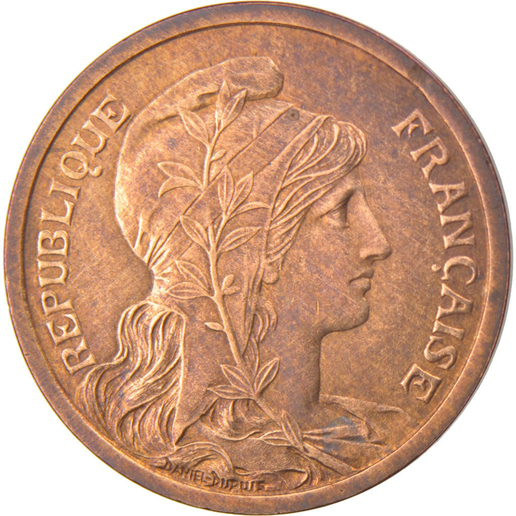 Coin, France, Dupuis, 2 Centimes, 1899, AU(55-58), Bronze, Gadoury:107