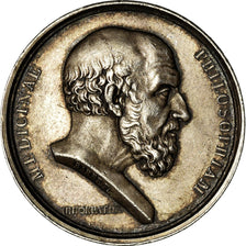 France, Token, Médecine, Hippocrate, Lyon, Barre, AU(55-58), Silver