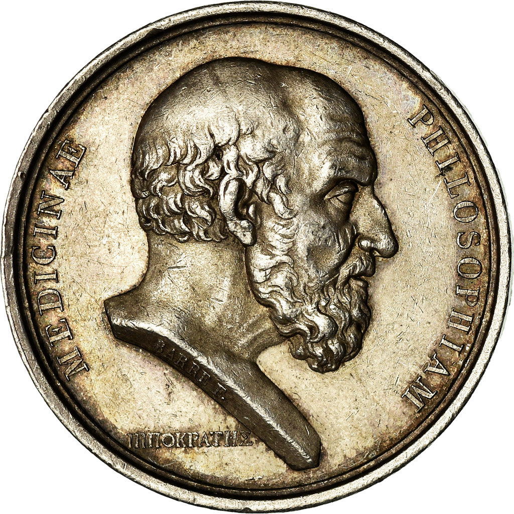 Frankrijk, Token, Médecine, Hippocrate, Lyon, Barre, PR, Zilver