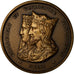 France, Medal, Hôpitaux Civils de Lyon, Childebert, Medicine, Schmitt, MS(64)