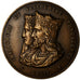 France, Medal, Hôpitaux Civils de Lyon, Childebert, Medicine, Schmitt, MS(63)