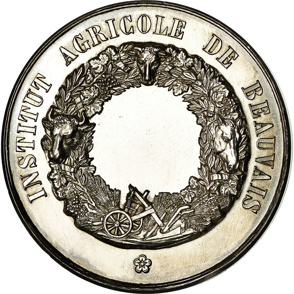 France, Medal, Institut Agricole de Beauvais, Dropsy, MS(64), Silver
