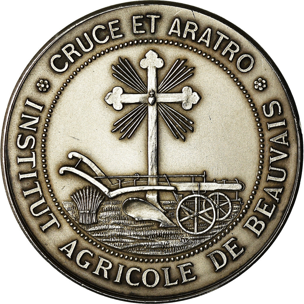 France, Medal, Institut Agricole de Beauvais, Dropsy, MS(64), Copper Plated