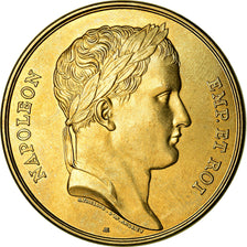 França, Medal, Le sacre de Napoléon Ier par Pie VII, Thiébaud, MS(63), Bronze