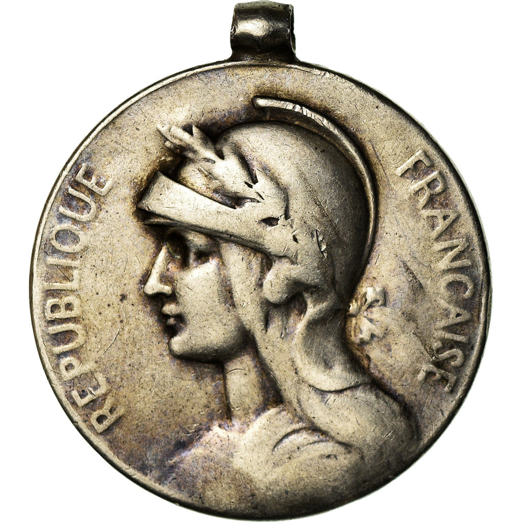 France, Medal, Médaille Coloniale, History, Lemaire, VF(20-25), Silver