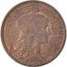 FRANCE, Dupuis, 2 Centimes, 1920, Paris, KM #841, MS(60-62), Bronze, 20.2,...