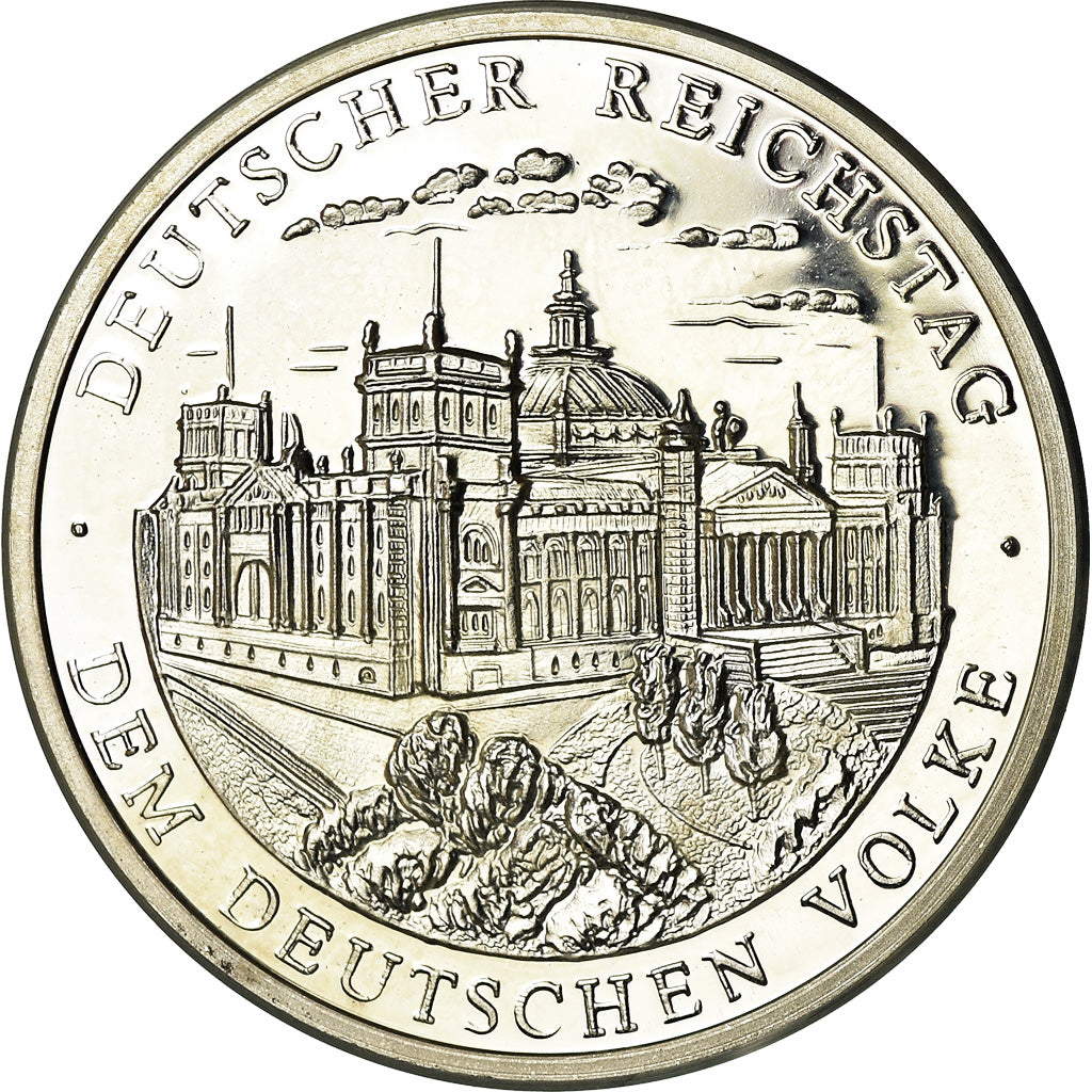 Germania, medaglia, Deutscher Reichstag, FDC, Argento