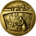 Francja, Medal, Aux Poilus d'Usine, La Victoire, Lordonnois, MS(63), Bronze