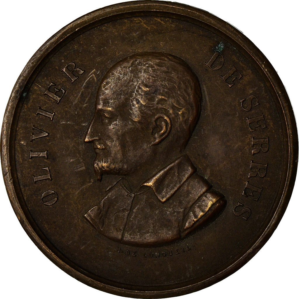 Frankrijk, Medaille, Société Libre d'Agriculture de l'Eure, De Longueil, ZF+