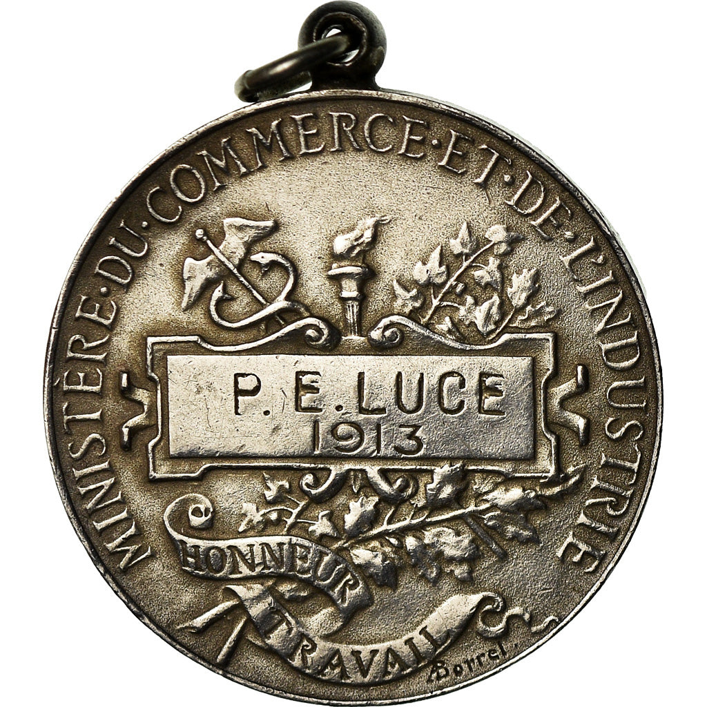 France, Ministère du Commerce et de l'Industrie, Médaille, 1913, Excellent