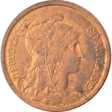FRANCE, Dupuis, 2 Centimes, 1919, Paris, KM #841, AU(55-58), Bronze, 20.2,...