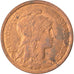 FRANCE, Dupuis, 2 Centimes, 1919, Paris, KM #841, AU(55-58), Bronze, 20.2,...