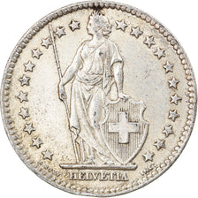 Coin, Switzerland, 2 Francs, 1955, Bern, EF(40-45), Silver, KM:21