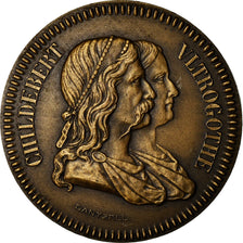 France, Medal, Hôpitaux Civils de Lyon, Childebert, Medicine, Dantzell, MS(63)