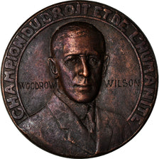 Estados Unidos de América, medalla, Wodrow Wilson, Champion du Droit et de