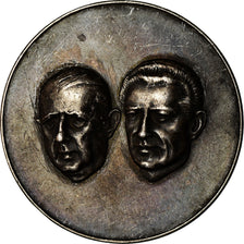 México, medalla, Visita a Mexico del General De Gaulle con Adolfo Lopez Mateos