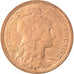 FRANCE, Dupuis, 2 Centimes, 1898, Paris, KM #841, AU(50-53), Bronze, 20.2,...