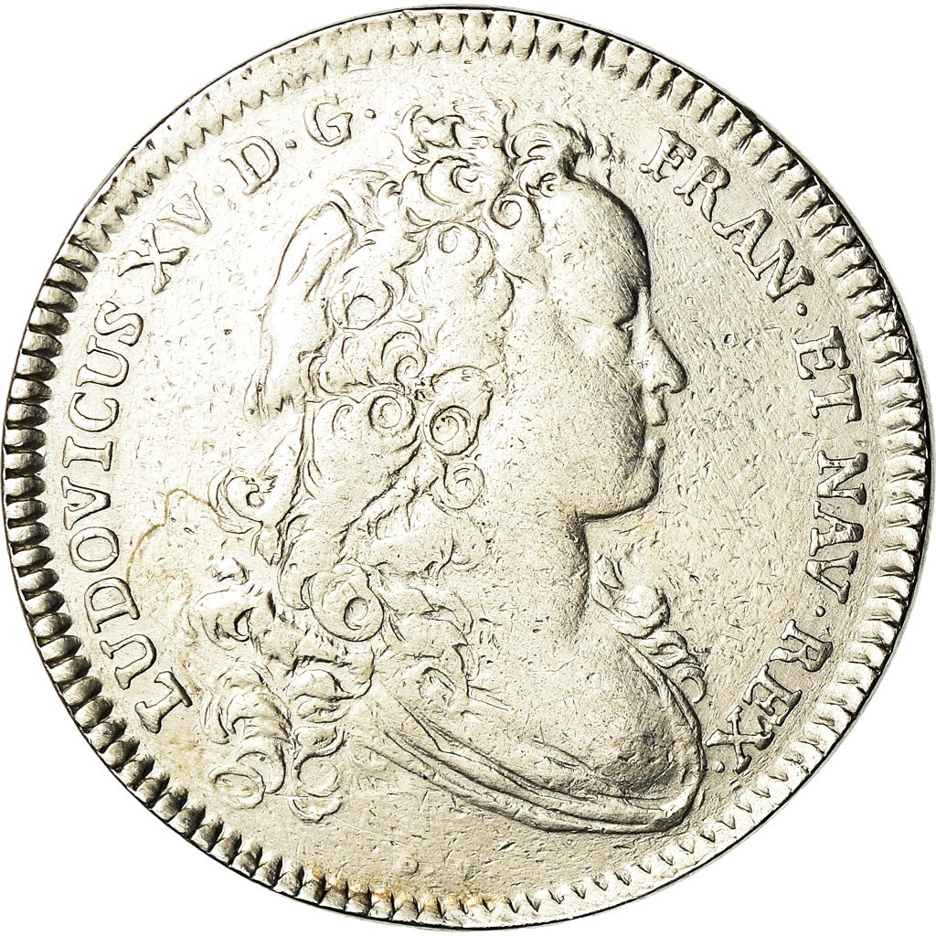 Frankrijk, Token, Louis XV, Controleurs, Payeurs des Rentes, 1717, FR+, Zilver