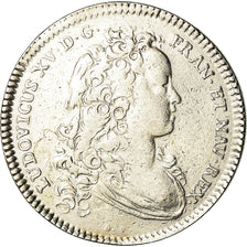 Frankrijk, Token, Louis XV, Controleurs, Payeurs des Rentes, 1717, FR+, Zilver