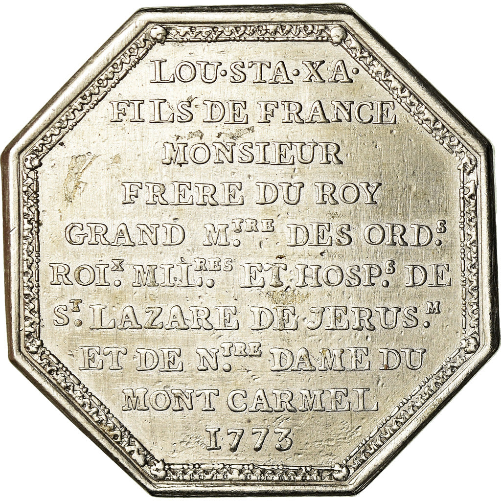 Francja, Token, Ordres du Roi, Louis Stanislas Xavier, Futur Louis XVIII, 1773