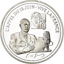 France, Medal, De Gaulle, l'Appel du 18 juin, MS(65-70), Silver
