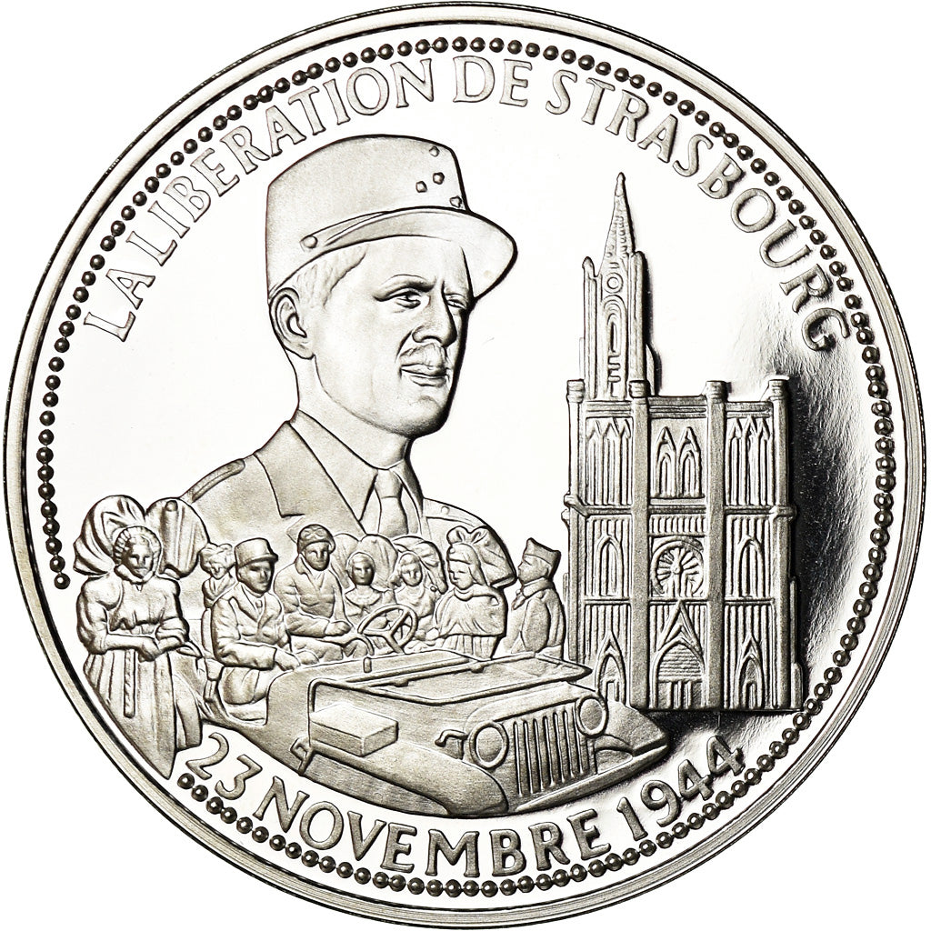 Frankrijk, Medaille, La Libération de Strasbourg, Politics, Society, War, FDC