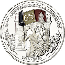 France, Medal, 65ème Anniversaire de la Libération, MS(65-70), Silver