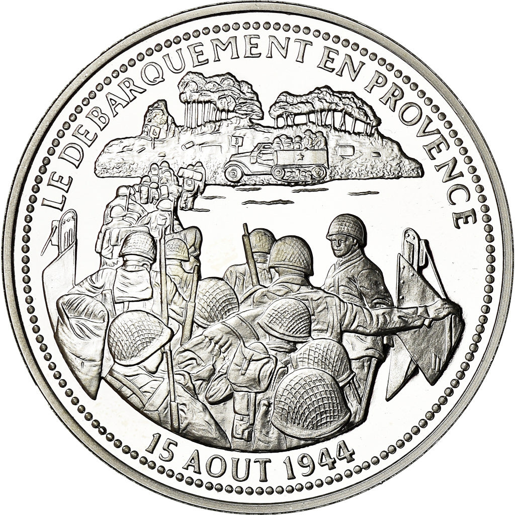 France, Medal, Seconde Guerre Mondiale, Débarquement de Provence, MS(65-70)