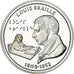 France, Medal, Louis Braille, Politics, Society, War, MS(65-70), Silver