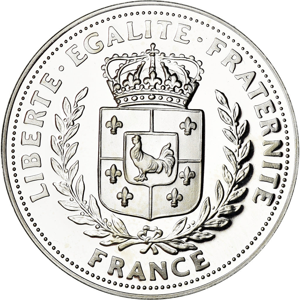 France, Medal, Louis Braille, Politics, Society, War, MS(65-70), Silver
