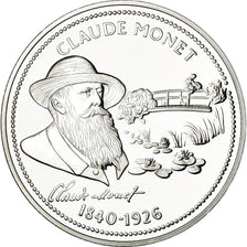 France, Medal, Peinture, Claude Monet, MS(65-70), Silver