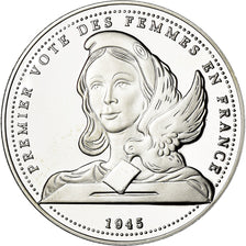 Frankreich, Medaille, Premier Vote des Femmes en France, Politics, Society, War