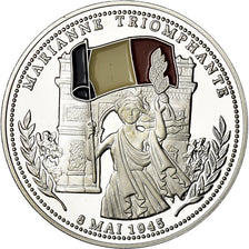 France, Medal, Seconde Guerre Mondiale, Marianne Triomphante, MS(65-70), Silver