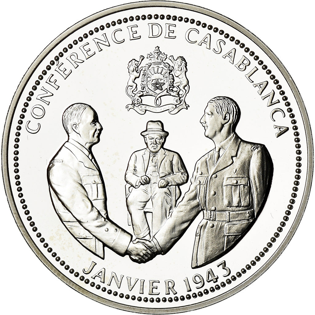 Francia, medaglia, Seconde Guerre Mondiale, Conférence de Casablanca, FDC