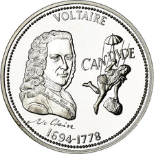 Frankreich, Medaille, Voltaire, History, STGL, Silber