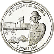 France, Medal, Seconde Guerre Mondiale, Le Serment de Koufra, MS(65-70), Silver