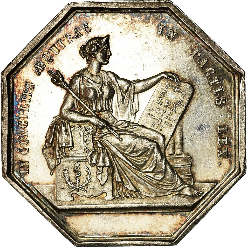 France, Token, Notaires de l'Arrondissement d'Angers, Pacot, AU(55-58), Silver