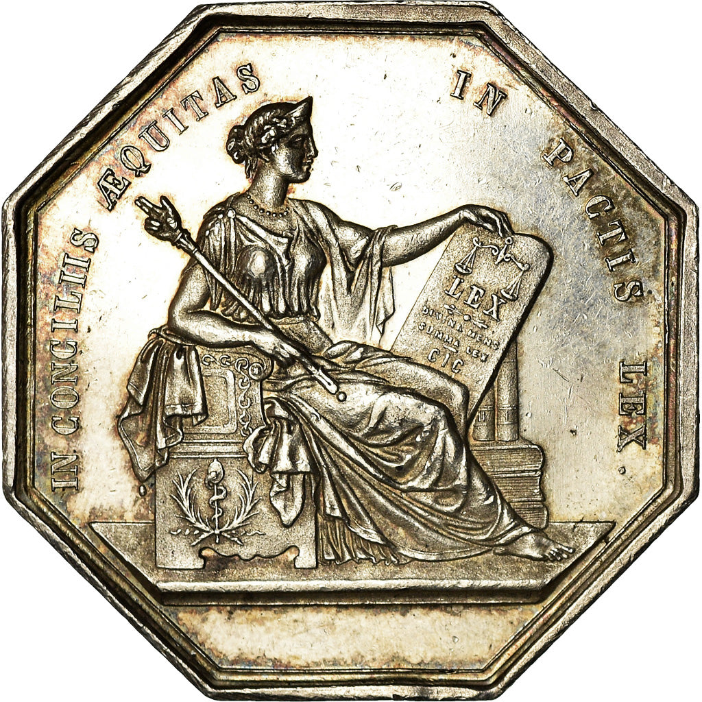 France, Token, Notaires de l'Arrondissement d'Angers, Pacot, AU(55-58), Silver