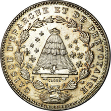 France, Token, Savings Bank, Caisse d'Épargne d'Angers, Caqué, MS(63), Silver
