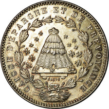 France, Token, Savings Bank, Caisse d'Épargne d'Angers, Caqué, MS(63), Silver