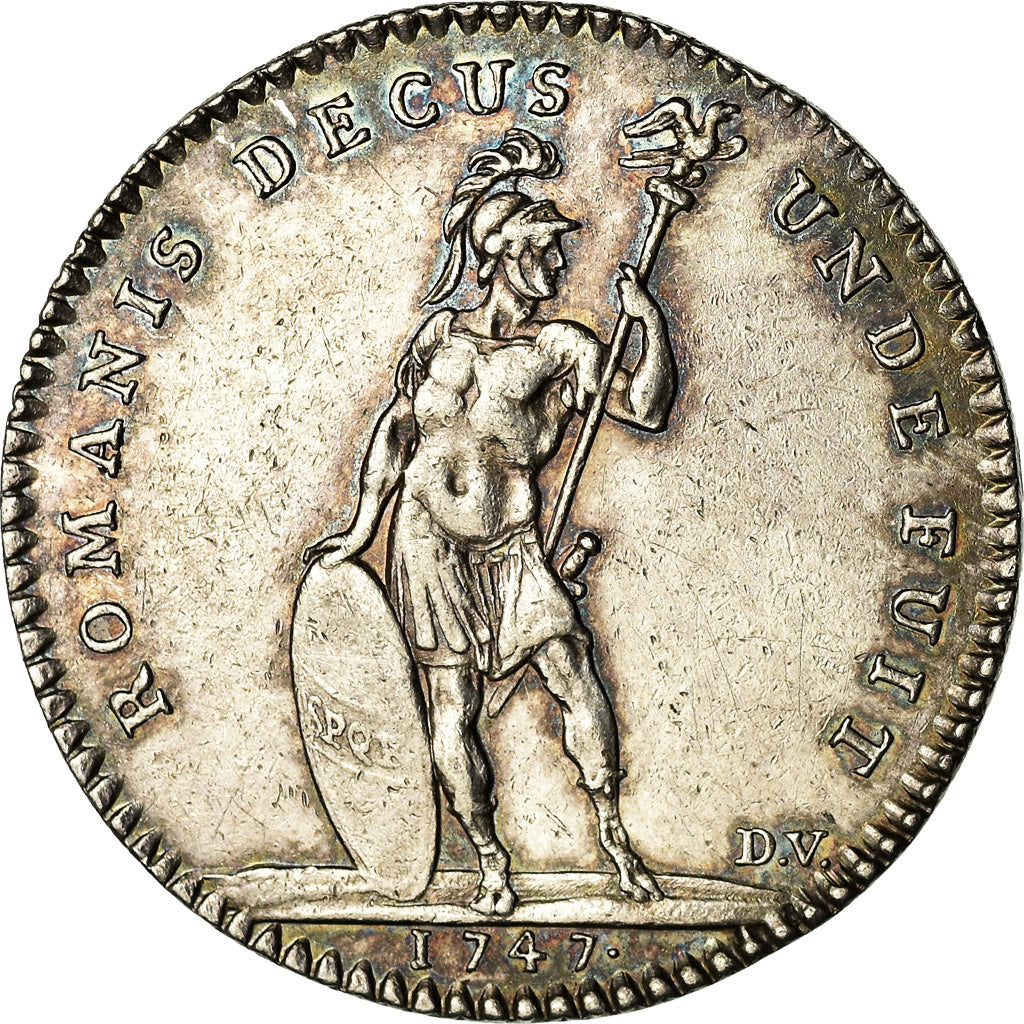 France, Token, Anjou, Noblesse, René Romain, Maire d’Angers, 1747, Duvivier