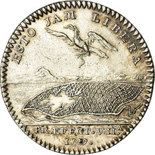 France, Token, Anjou, Noblesse, René Robert, 1729, AU(55-58), Silver