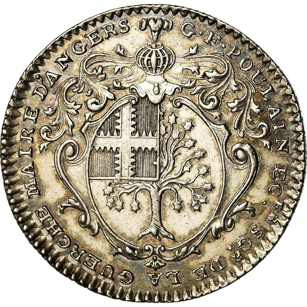 France, Token, Anjou, Noblesse, Germain-François Poulain, Maire d’Angers