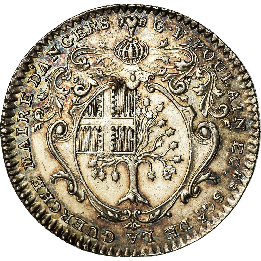 Frankreich, Token, Anjou, Noblesse, Germain-François Poulain, Maire d’Angers
