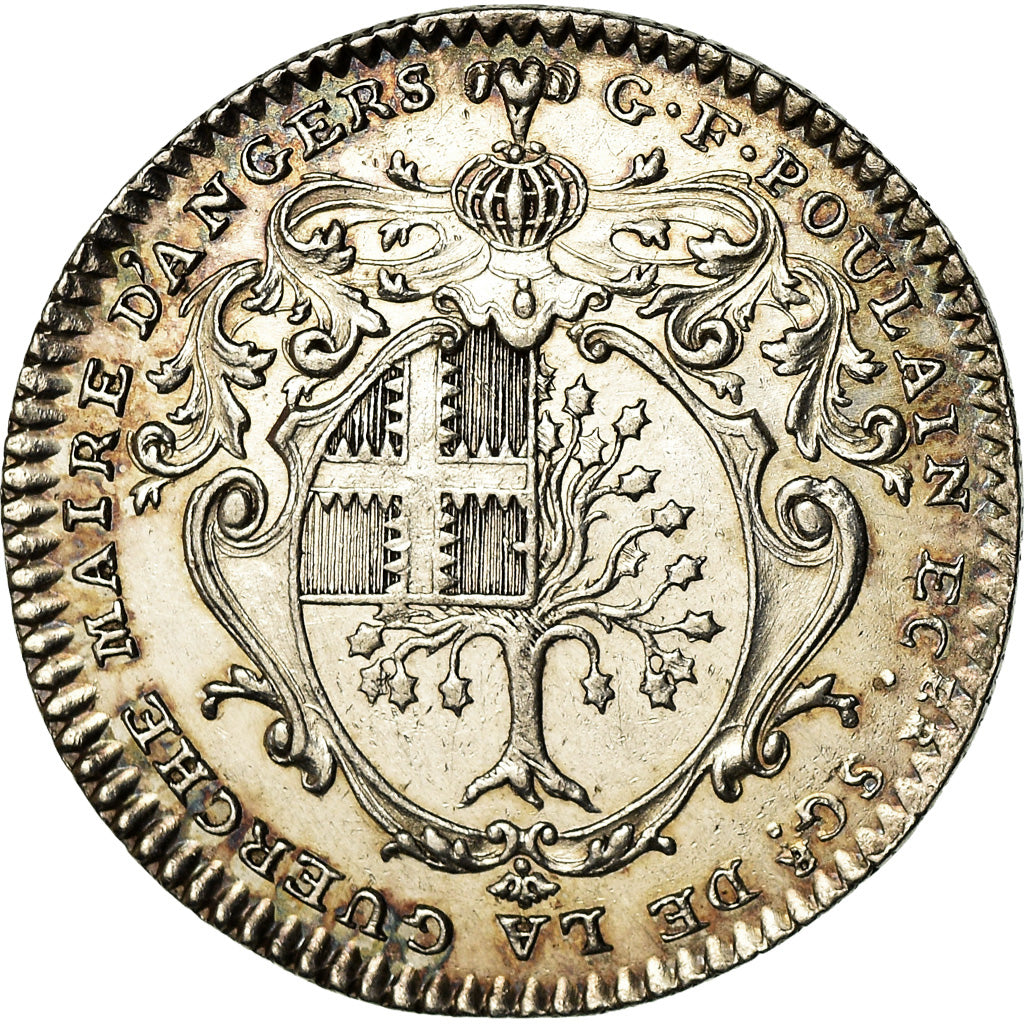 France, Token, Anjou, Noblesse, Germain-François Poulain, Maire d’Angers