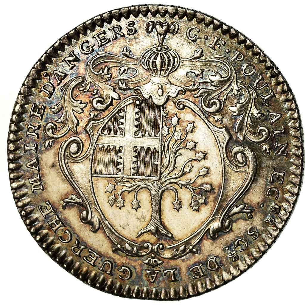 France, Token, Anjou, Noblesse, Germain-François Poulain, Maire d’Angers